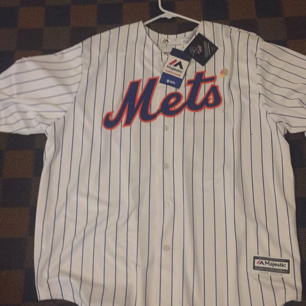 NWT Pinstripe Jacob deGrom Jersey xxl